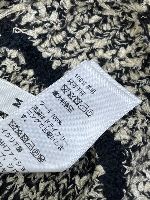 CE 26S Striped Zip-Up Hoodie C Monogram Logo Knit Wool 430309
