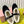 Miu Shearling Trim Mary Jane Flats Bow Detail Black Suede 137209