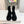 TR 26S Platform Ankle Boots 4cm Side Zip Black Suede 140945