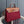 HM HERBAG ZIP 31 WINE RED AND COPPER CANVAS