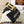 HM Original Belt 38mm Black Crocodile Pattern Gold Buckle 620264