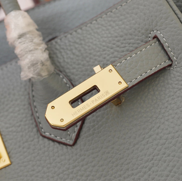HM BIRKIN BAG 30 TEMPERED GRAY TOGO GOLD HARDWARE
