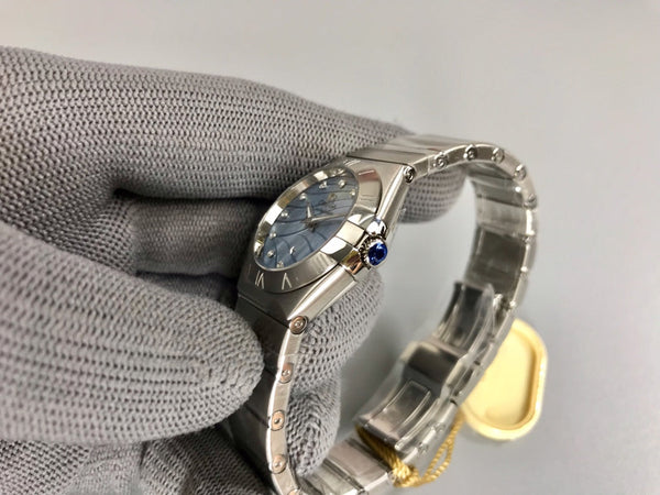 Omega Constellation 27mm Silver Mop Mother Pearl Dial
