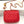 MINI SQUARE CLASSIC FLAP BAG 17CM RED LAMBSKIN GOLD HARDWARE