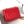 MINI SQUARE FLAP BAG 17CM RED LAMBSKIN GOLD HARDWARE
