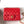MINI SQUARE FLAP BAG 17CM RED LAMBSKIN GOLD HARDWARE