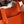 Evelyne 29cm Orange Togo