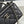 CC 25P Hidden Enamel Handle Makeup Bag Black Lychee Leather