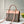 LOCKY BB 21 IN BROWN MONOGRAM CANVAS AND PEACH CALFSKIN GOLD BUCKLE