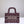 cd mini book tote 23cm burgundy beige embroidery canvas