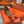 SANTORINI SANDAL ORANGE CALFSKIN
