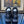 Valenti High Top VL7N Black Calfskin Canvas 993739