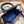 KELLY MINI 20 BAG IN NAVY BLUE SMOOTH CALFSKIN WITH SILVER HARDWARE (MADE - TO - ODER)
