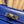KELLY MINI 20 BAG IN NAVY BLUE SMOOTH CALFSKIN WITH SILVER HARDWARE (MADE - TO - ODER)
