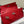 kelly to go wallet 20.5 red epsom silver hardware