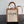 mini vertical cabas 17cm white canvas tan calfskin