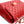 FLAP BAG JUMBO 30CM RED LAMBSKIN GOLD HARDWARE