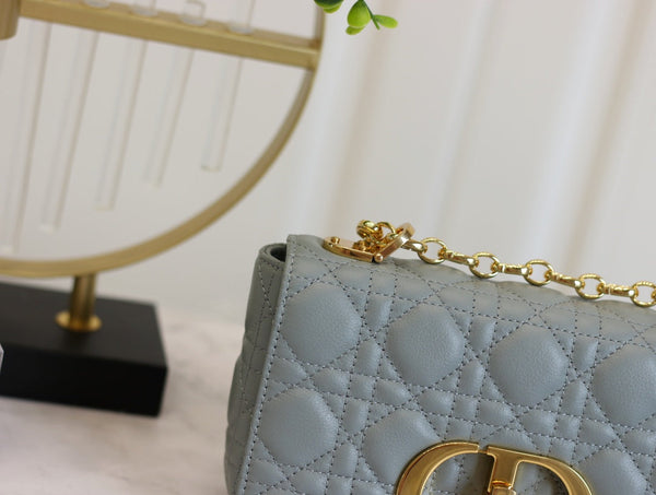 CARO MINI BAG 20 IN LIGHT BLUE CALFSKIN