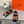 HM GENIUS SANDAL COPPER AND BLACK CALFSKIN