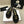 CC 26s Wooden Slippers Black Tweed Lambskin 916899