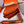 HM CONSTANCE BAGS 22 ORANGE EPSOM SILVER HARDWARE