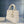 medium lady 24 matte white calfskin matte white hardware