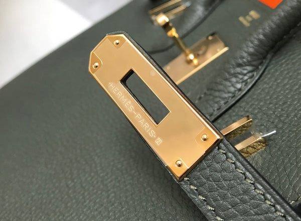 HM BIRKIN 35CM PINE TOGO LEATHER GOLD HARDWARE
