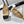 CC MARY JANE BLOCK HEEL BEIGE CREAM SHEEPSKIN