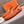 HM Men's Loafer Vibrant Orange Cowhide 509528