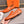 HM Men's Loafer Vibrant Orange Cowhide 509528
