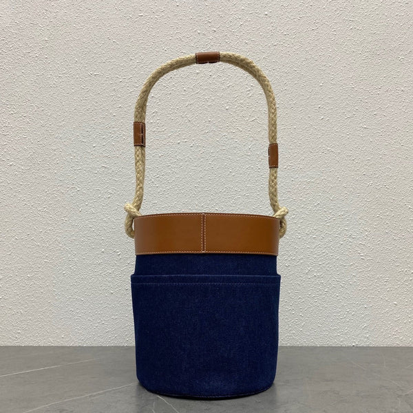 BUCKET CORDE 23 DENIM FABRIC NAVY BLUE