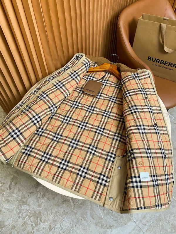 Bur 25 Jacket Beige Cotton And Polyester 282739