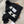 CE Hat Scarf Gloves Set Black Knit Fur 475089