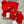 Moncler Hat Scarf Gloves Set Red Knit Fur 475094