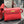 MAHATTAN IN BOX 29 RED CALFSKIN GOLD HARDWARE