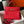 HM KELLY 25CM RED TOGO GOLD HARDWARE