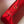HM KELLY 25CM RED TOGO GOLD HARDWARE