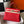 HM KELLY 25CM RED TOGO GOLD HARDWARE