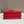 PEEKABOO ISEEU 33 IN RED GRAINED CALFSKIN SILVER HARDWARE