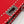 PEEKABOO ISEEU 33 IN RED GRAINED CALFSKIN SILVER HARDWARE