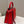 PEEKABOO ISEEU 33 IN RED GRAINED CALFSKIN SILVER HARDWARE