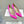 Manolo Wheat Ear Rhinestone High Heels Pumps Dark Pink Silk Fabric 327452