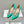 Manolo Wheat Ear Rhinestone Pumps Green Silk Fabric 327454