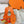 Oasis Sandal Epsom Calfskin Orange