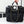 CC 22P Maxi Shopping Bag Black Nylon with Grosgrain