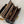 FENDI KANI 19 BAG IN BLACK MIX CHOCOLATE BROWN CALFSKIN WITH GOLD HARDWARE