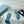Pra Heeled Sandal 65 Square Sole Quilted Sky Blue Leather