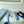 Pra Heeled Sandal 65 Pointed Sole Quilted Sky Blue Leather