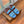 Springthly Charms Flat Sandals Cloud Blue Maroon Calfskin