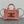 Celine 2026 Cabas Thais Striped Bag 29cm Red White Textile Calfskin 283595